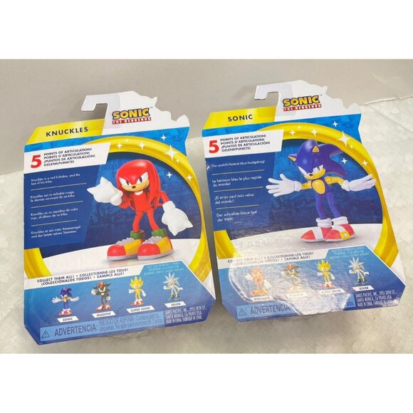 SONIC & KNUCKLES 2.5 Inch Mini Figures Sonic The Hedgehog - Picture 8 of 10